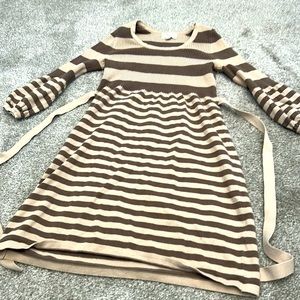 Size medium stripped sweater dress